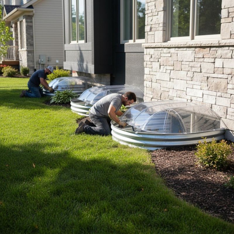 Local Window Well Installation pros at work